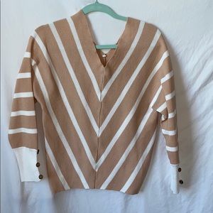 Long sleeve off the shoulder top size: S